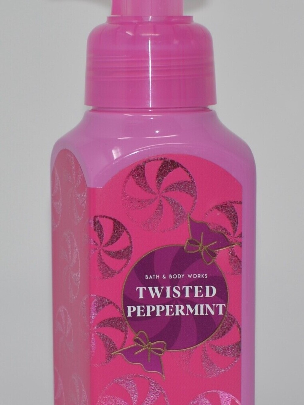 1 BATH & BODY WORKS TWISTED PEPPERMINT GENTLE CLEAN FOAMING HAND SOAP WASH PUMP
